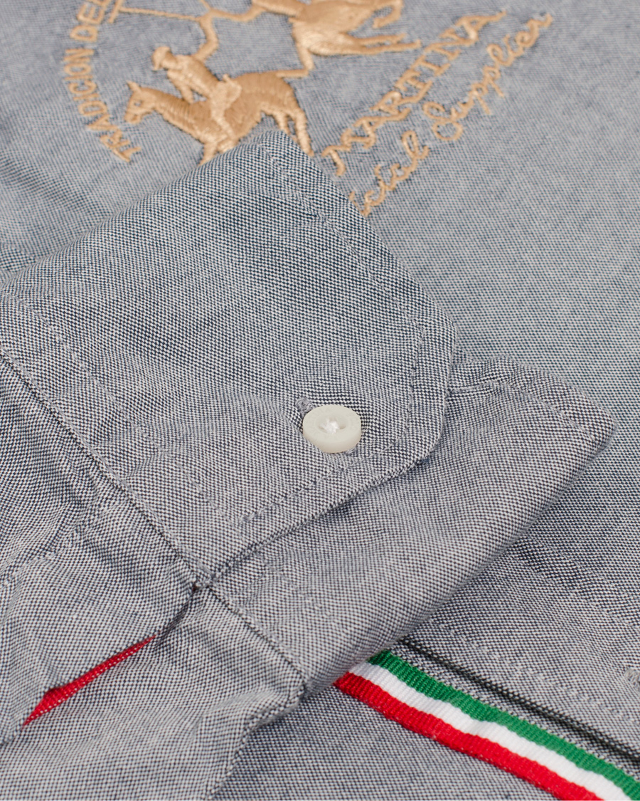 Uomini | Camicie | La Martina | Maserati Oxford Shirt Navy