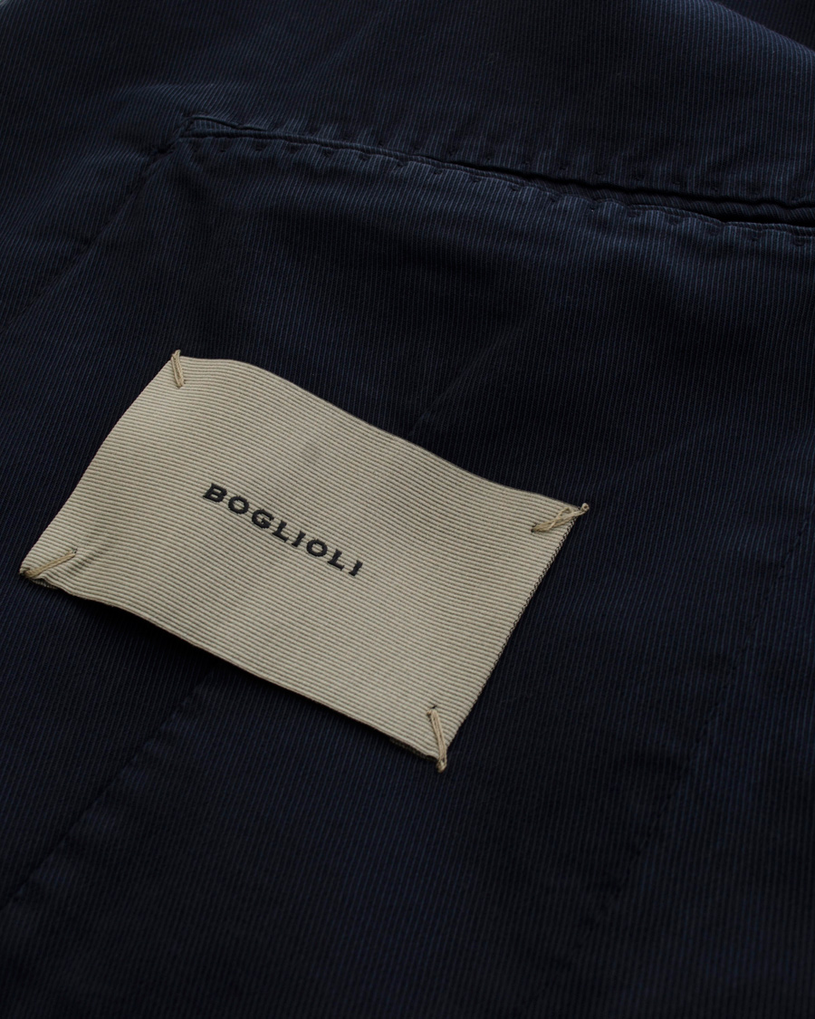 Uomini | Blazers | Boglioli | Coat Cotton Blazer Navy
