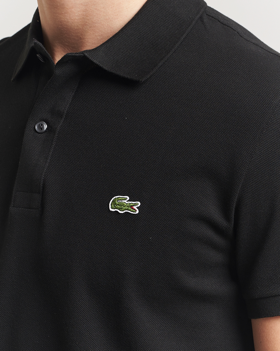 Uomini | Polo | Lacoste | Slim Fit Polo Piké Black