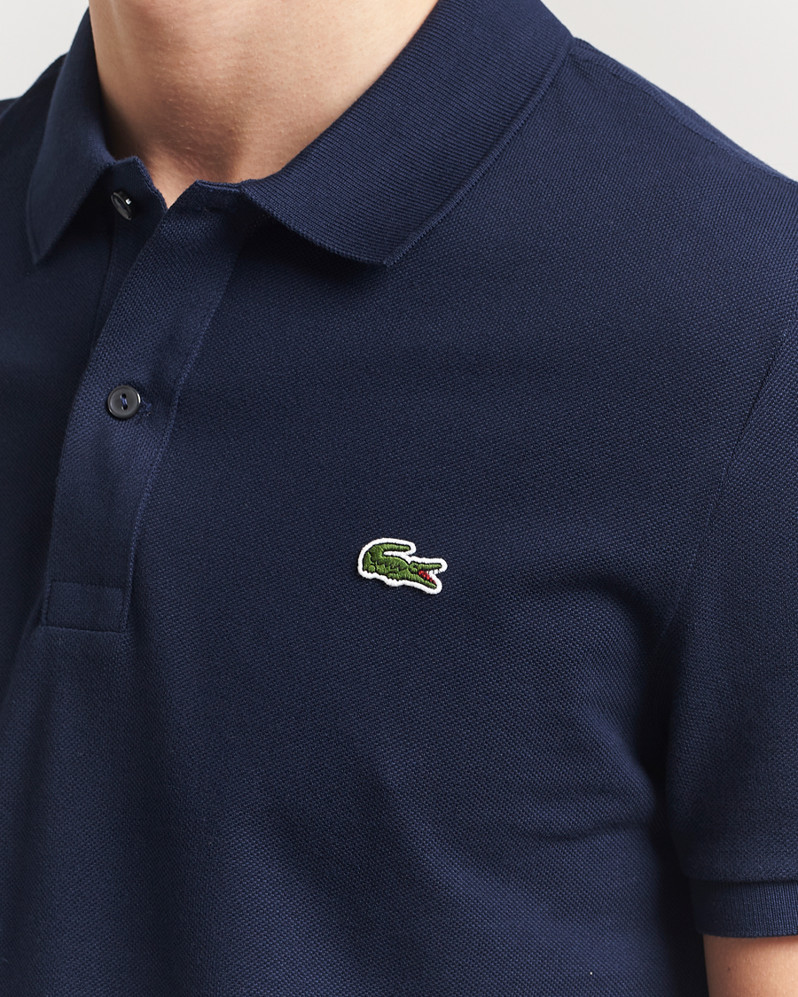Uomini | Polo | Lacoste | Slim Fit Polo Piké Navy Blue