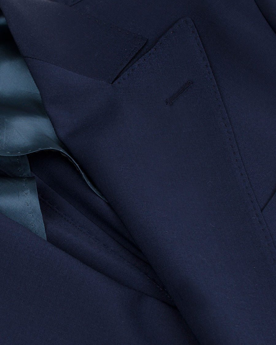 Uomini | Blazers | Oscar Jacobson | Erik Double Breasted Blazer Napoli Blue