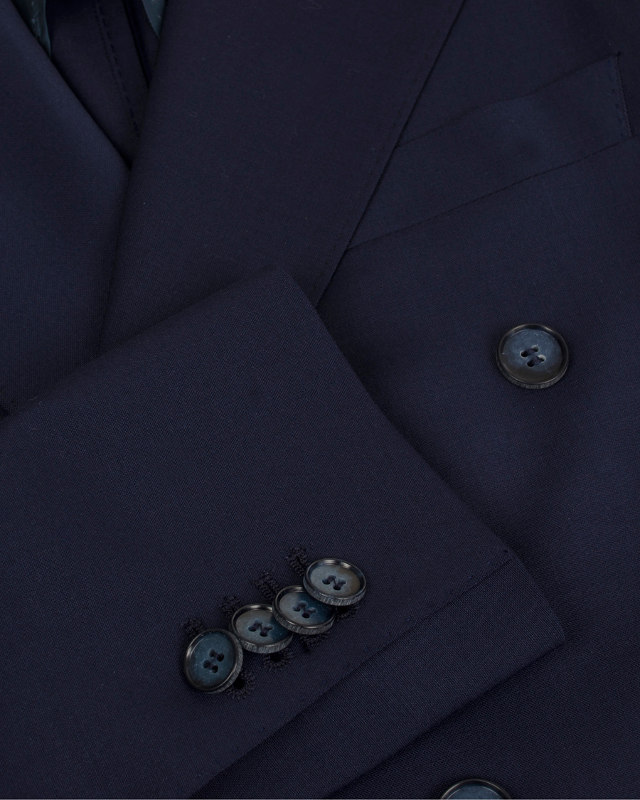 Uomini | Blazers | Oscar Jacobson | Erik Double Breasted Blazer Napoli Blue