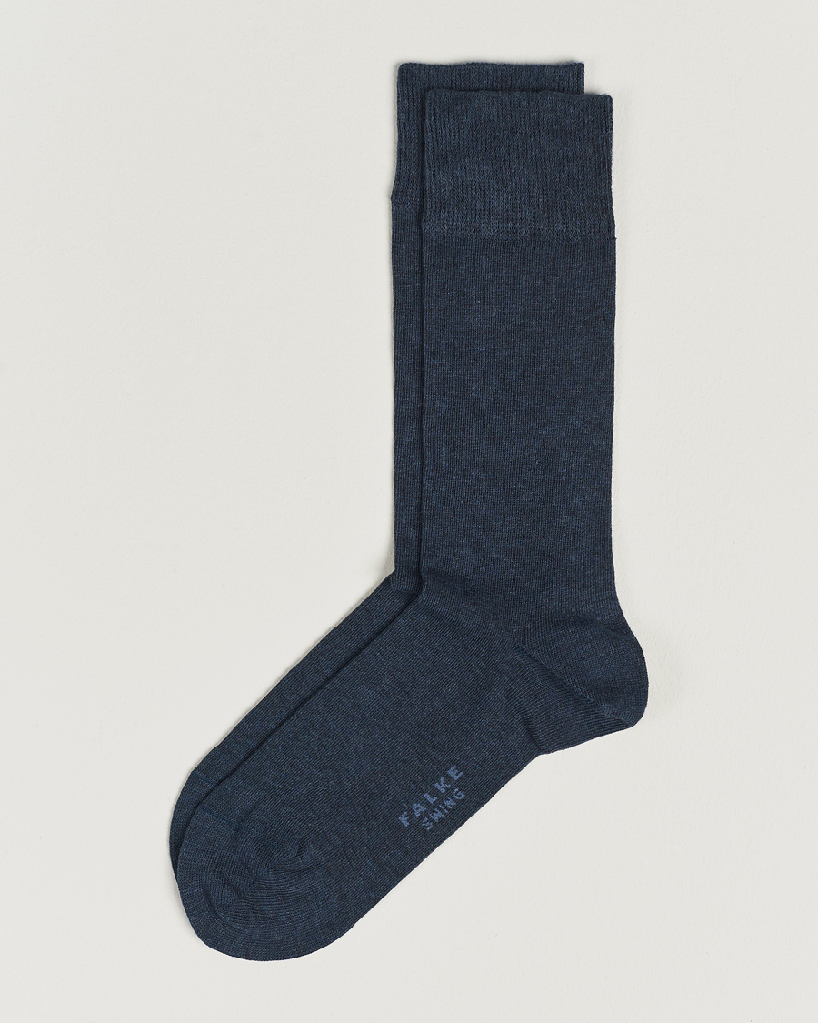 Uomini | Biancheria intima | Falke | Swing 2-Pack Socks Blue Melange