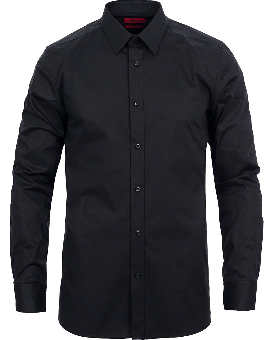 Uomini | Camicie | HUGO | Elisha Slim Fit Shirt Black