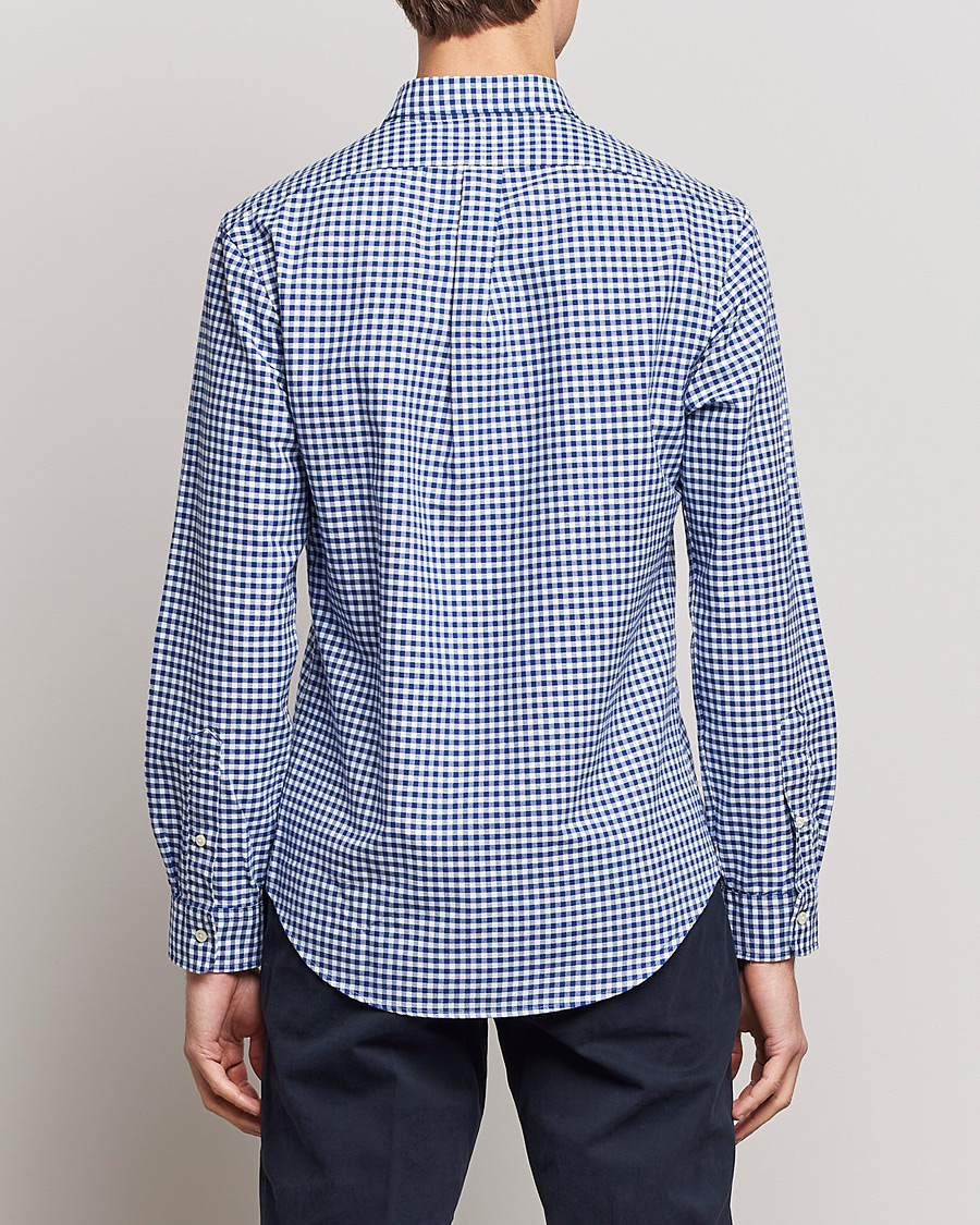 Uomini | Camicie | Polo Ralph Lauren | Slim Fit Shirt Oxford Blue/White Gingham