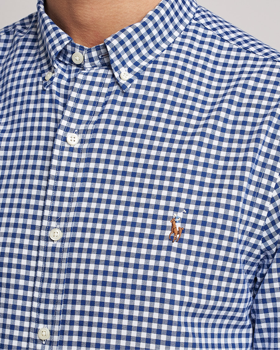 Uomini | Camicie | Polo Ralph Lauren | Slim Fit Shirt Oxford Blue/White Gingham