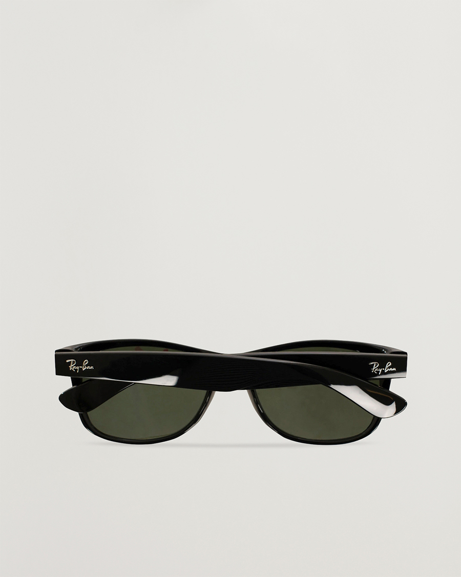 Uomini | Occhiali da sole | Ray-Ban | New Wayfarer Sunglasses Black/Crystal Green