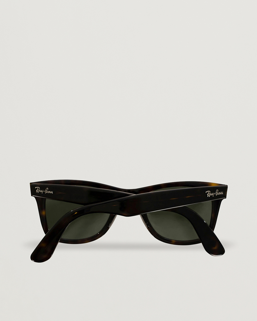 Uomini | Occhiali da sole | Ray-Ban | Original Wayfarer Sunglasses Tortoise/Crystal Green