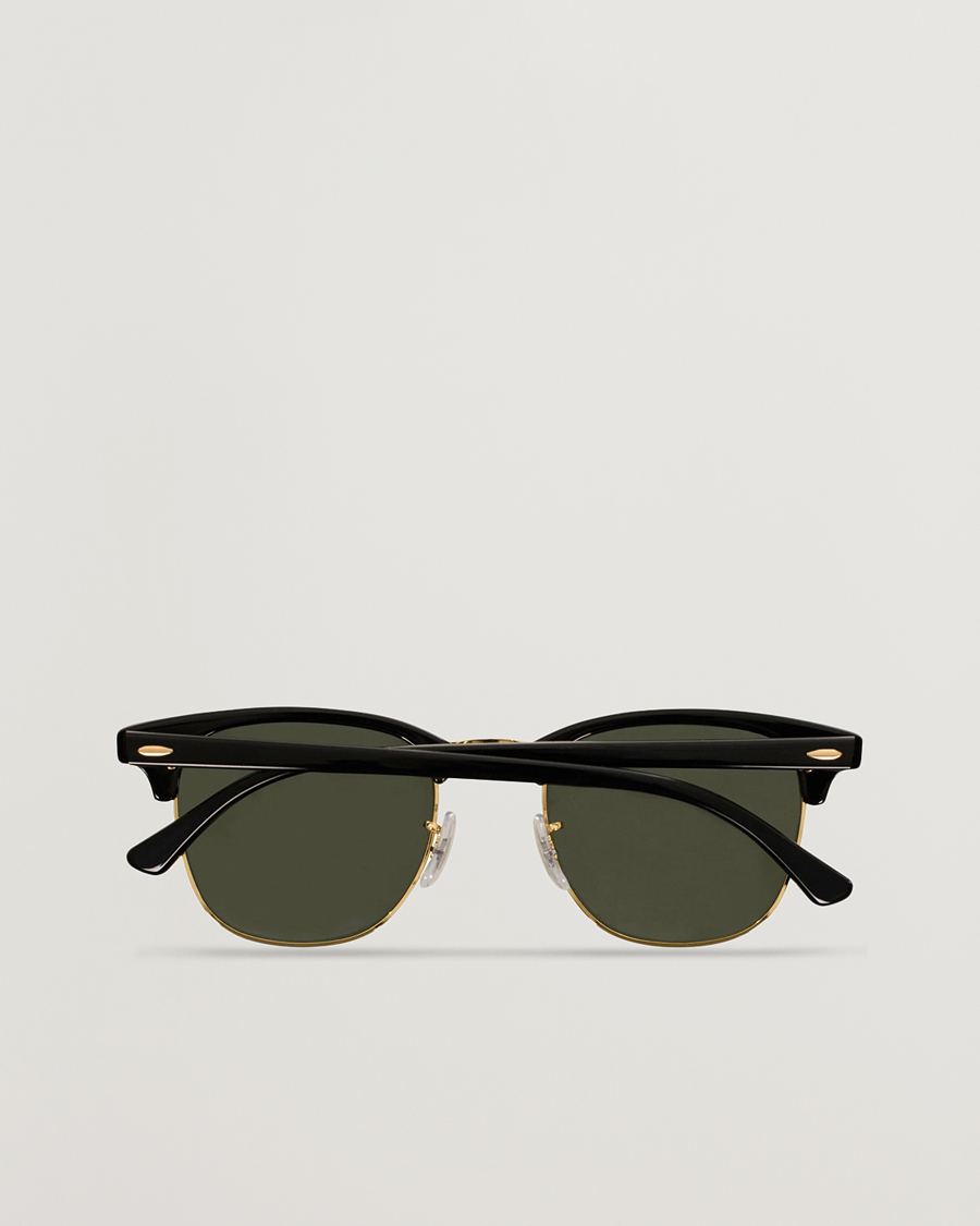 Uomini | Occhiali da sole | Ray-Ban | Clubmaster Sunglasses Ebony/Crystal Green