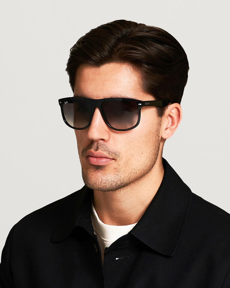 Uomini | Occhiali da sole | Ray-Ban | RB4147 Sunglasses Black/Chrystal Grey Gradient