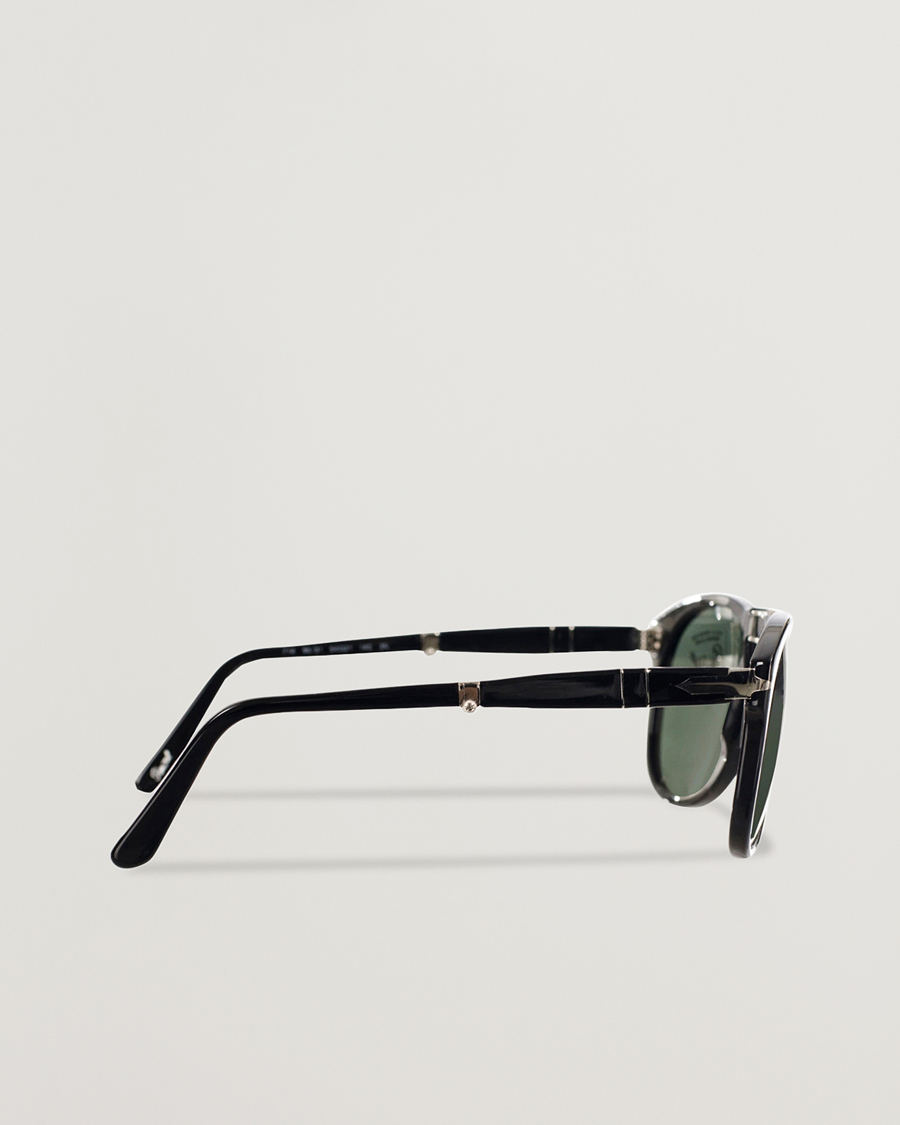 Uomini | Occhiali da sole | Persol | 0PO0714 Folding Sunglasses Black/Crystal Green