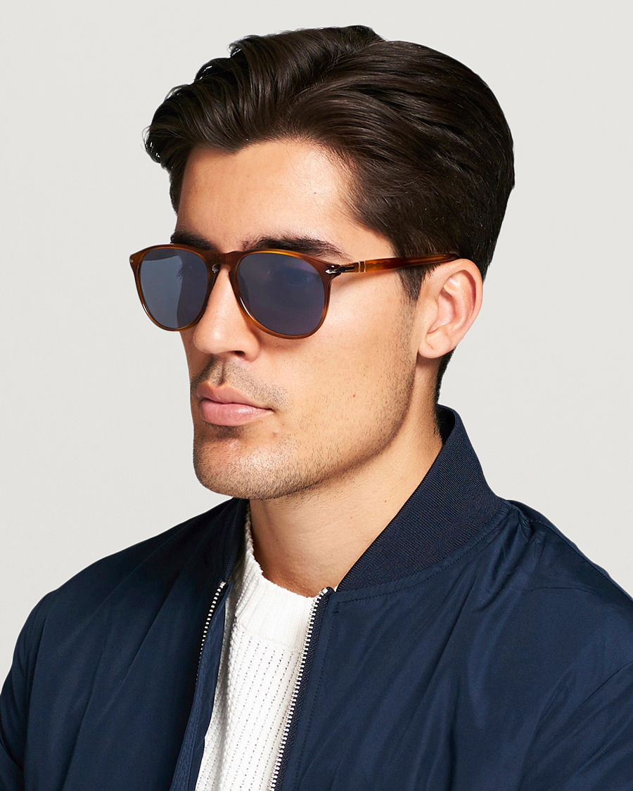 Uomini | Occhiali da sole | Persol | 0PO9649S Sunglasses Terra Di Siena/Blue