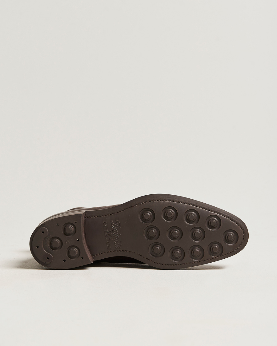 Uomini | Stivali | Edward Green | Galway Grained Boot Dark Brown Utah Calf