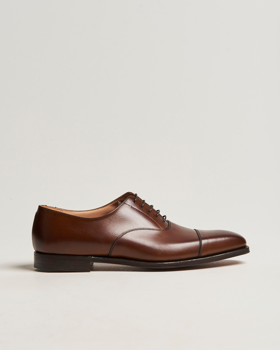 Uomini | Scarpe Oxford | Crockett & Jones | Hallam Oxford Dark Brown Calf