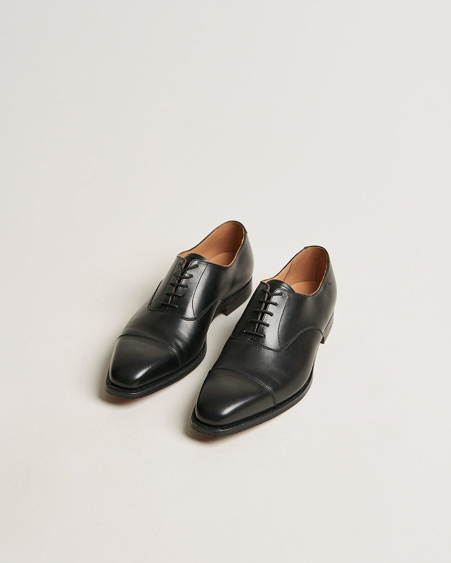 Uomini | Scarpe Oxford | Crockett & Jones | Hallam Oxford Black Calf