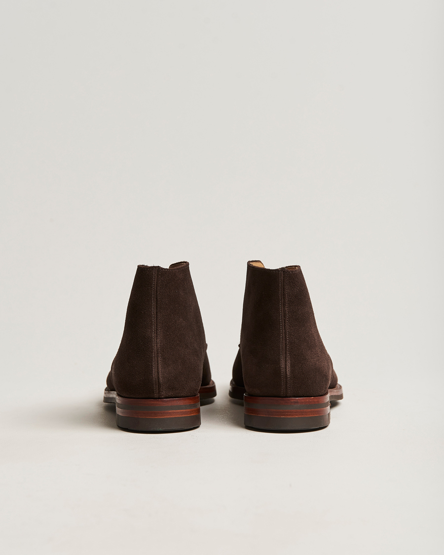 Uomini | Stivali | Crockett & Jones | Tetbury Chukka Dark Brown Suede