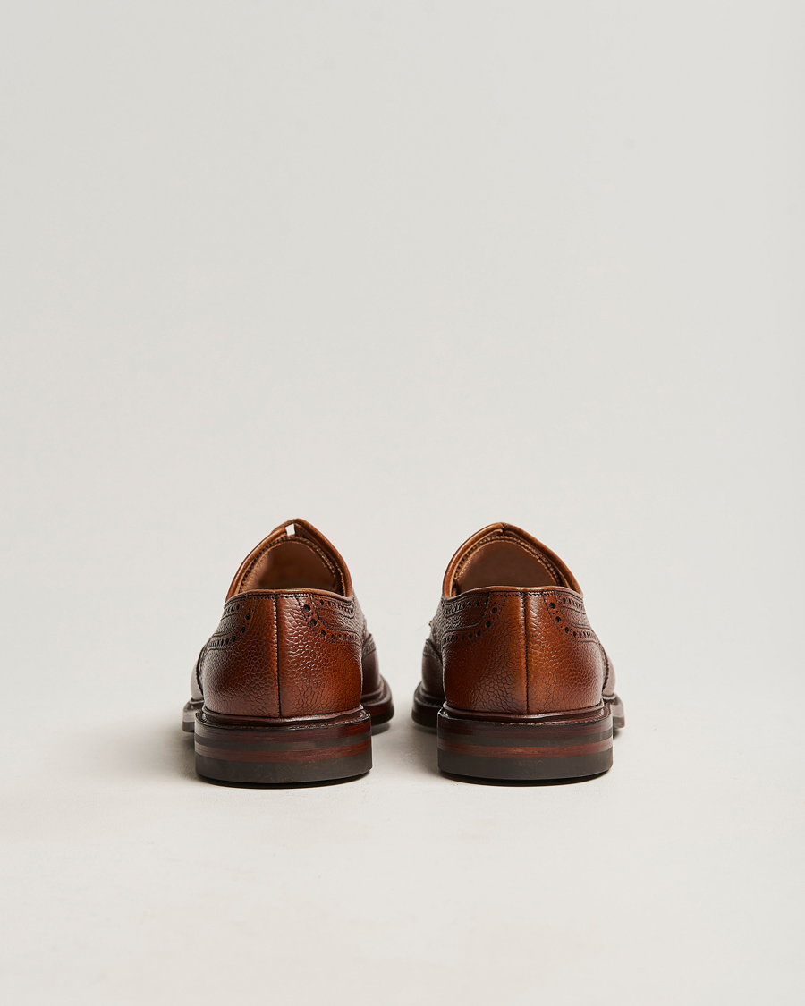 Uomini | Brogues | Crockett & Jones | Pembroke Derbys Tan Grained Calf