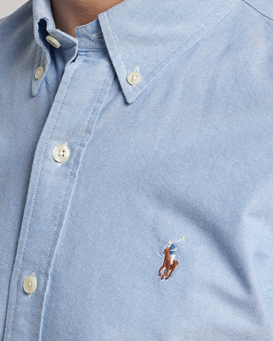 Uomini | Camicie | Polo Ralph Lauren | Custom Fit Oxford Shirt Blue