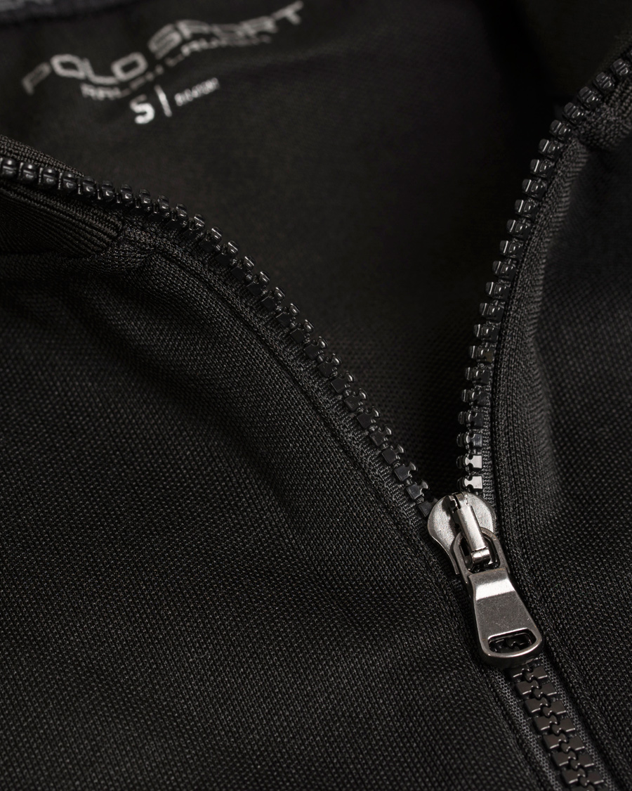 Uomini | Maglieria | Polo Sport Ralph Lauren | Track Fleece Zip Jacket Polo Black