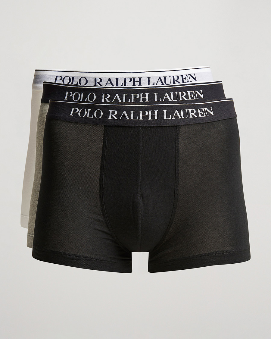 Uomini | Biancheria intima | Polo Ralph Lauren | 3-Pack Trunk Grey/White/Black