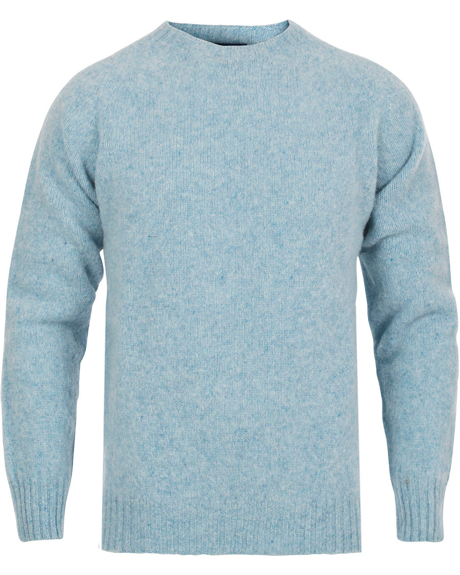 Uomini | Maglieria | Polo Ralph Lauren | Shaggy Crew Neck Sweater Court Blue Heather