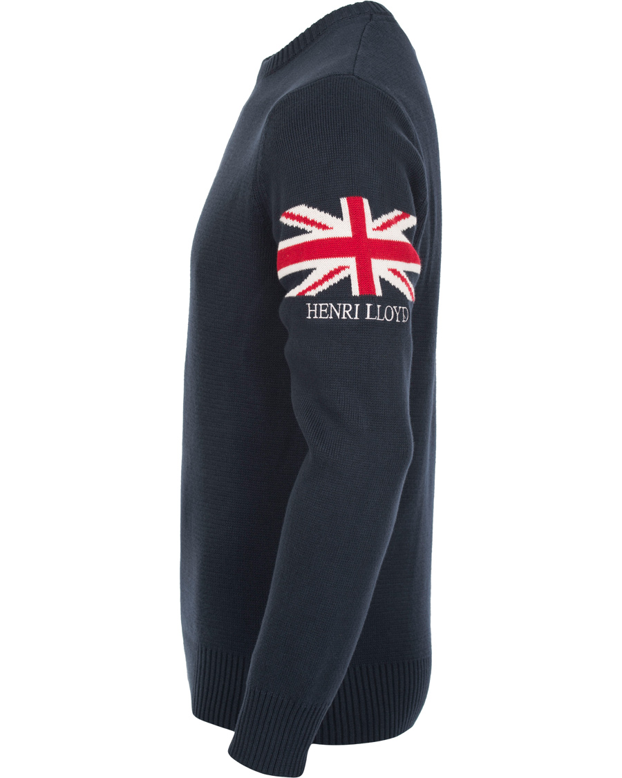 Uomini | Maglieria | Henri-Lloyd | Henri Lloyd Arley Regular Crew Neck Knit Sweater Navy