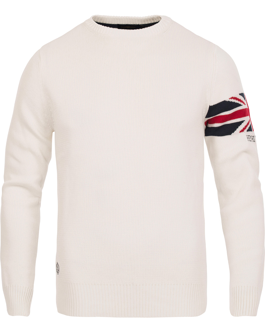 Uomini | Maglieria | Henri-Lloyd | Henri Lloyd Arley Regular Crew Neck Knit Sweater Surf