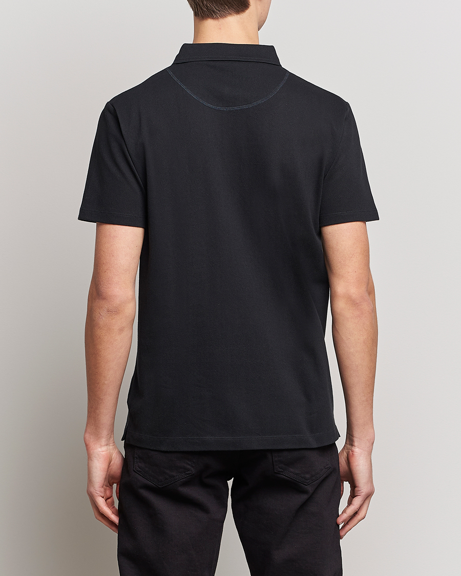 Uomini | Polo | Sunspel | Riviera Polo Shirt Black