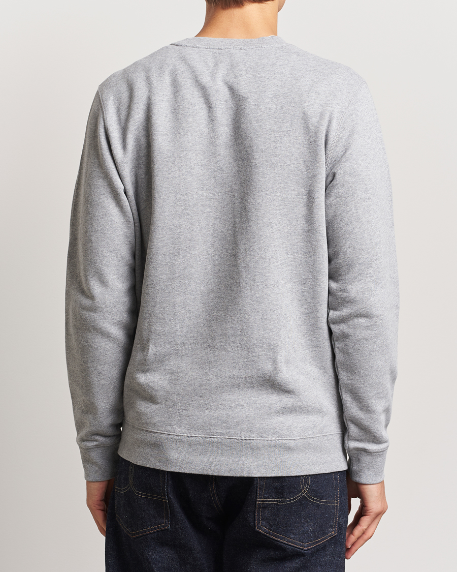 Uomini | Maglieria | Sunspel | Loopback Sweatshirt Grey Melange