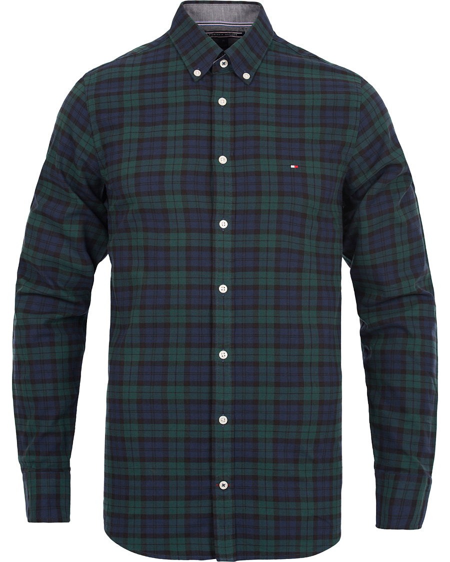 Uomini | Camicie | Tommy Hilfiger | Blackwatch Slim Fit Shirt Evening Blue