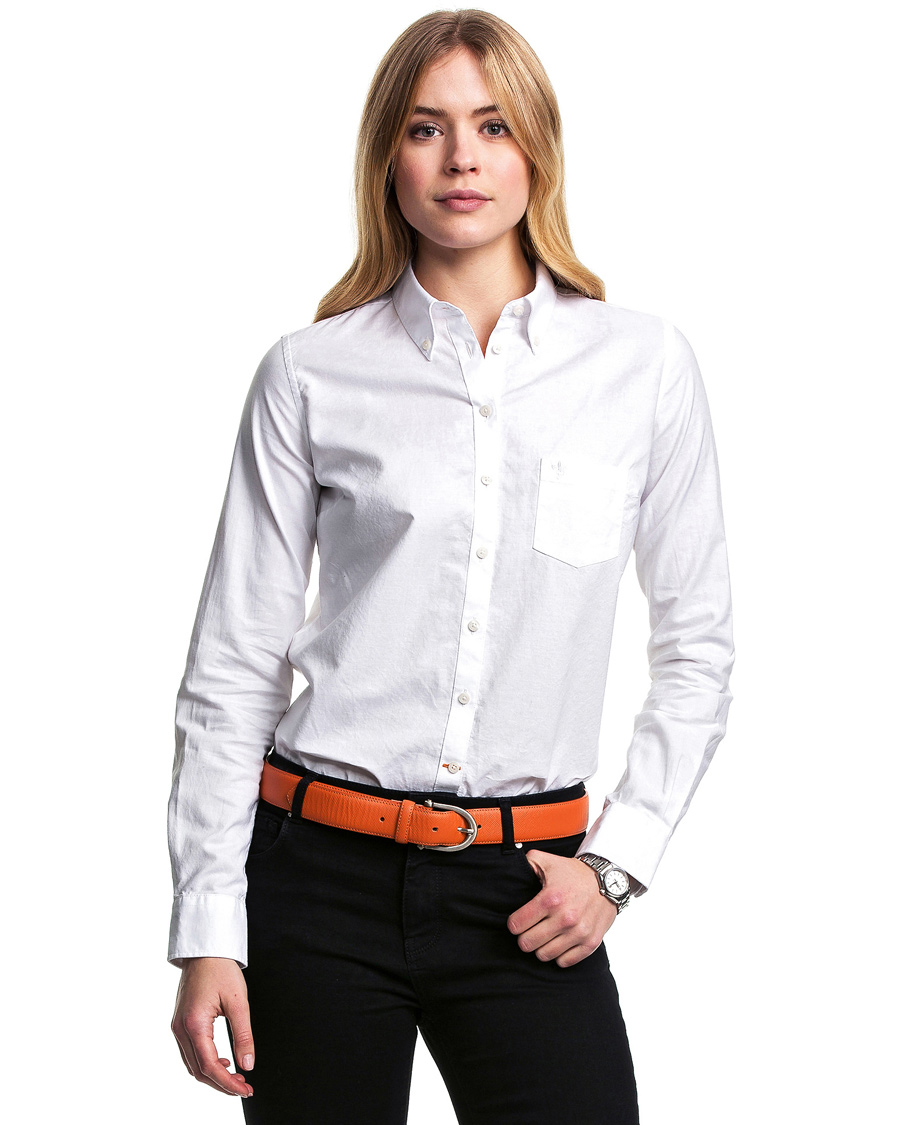 Uomini | Camicie | Morris Lady | Classic Oxford Shirt White