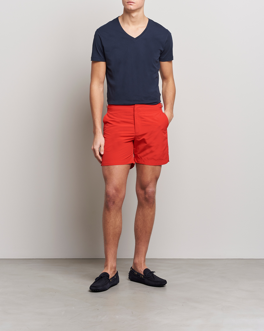 Uomini | T-shirt | Orlebar Brown | OB V-Neck Tee Navy