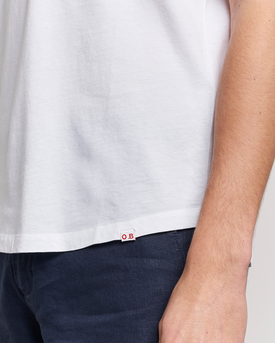 Uomini | T-shirt | Orlebar Brown | OB V-Neck Tee White
