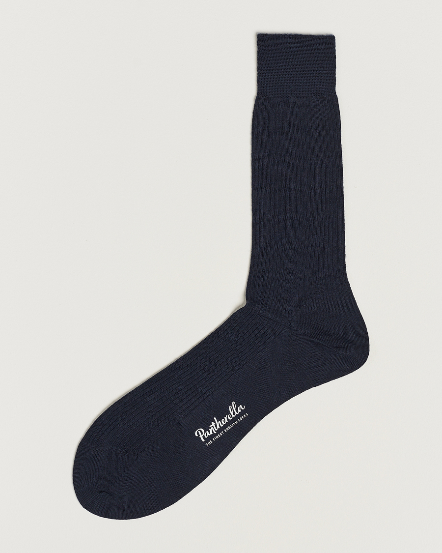 Uomini | Biancheria intima | Pantherella | Naish Merino/Nylon Sock Navy