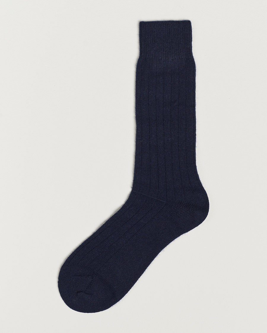 Uomini | Biancheria intima | Pantherella | Waddington Cashmere Sock Navy