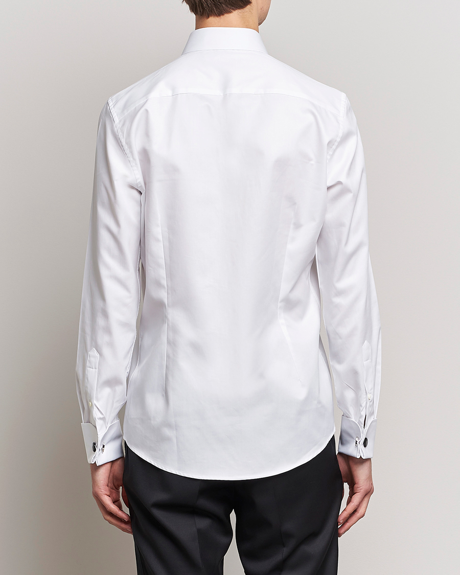 Uomini | Camicie | Stenströms | Slimline Smoking Shirt White