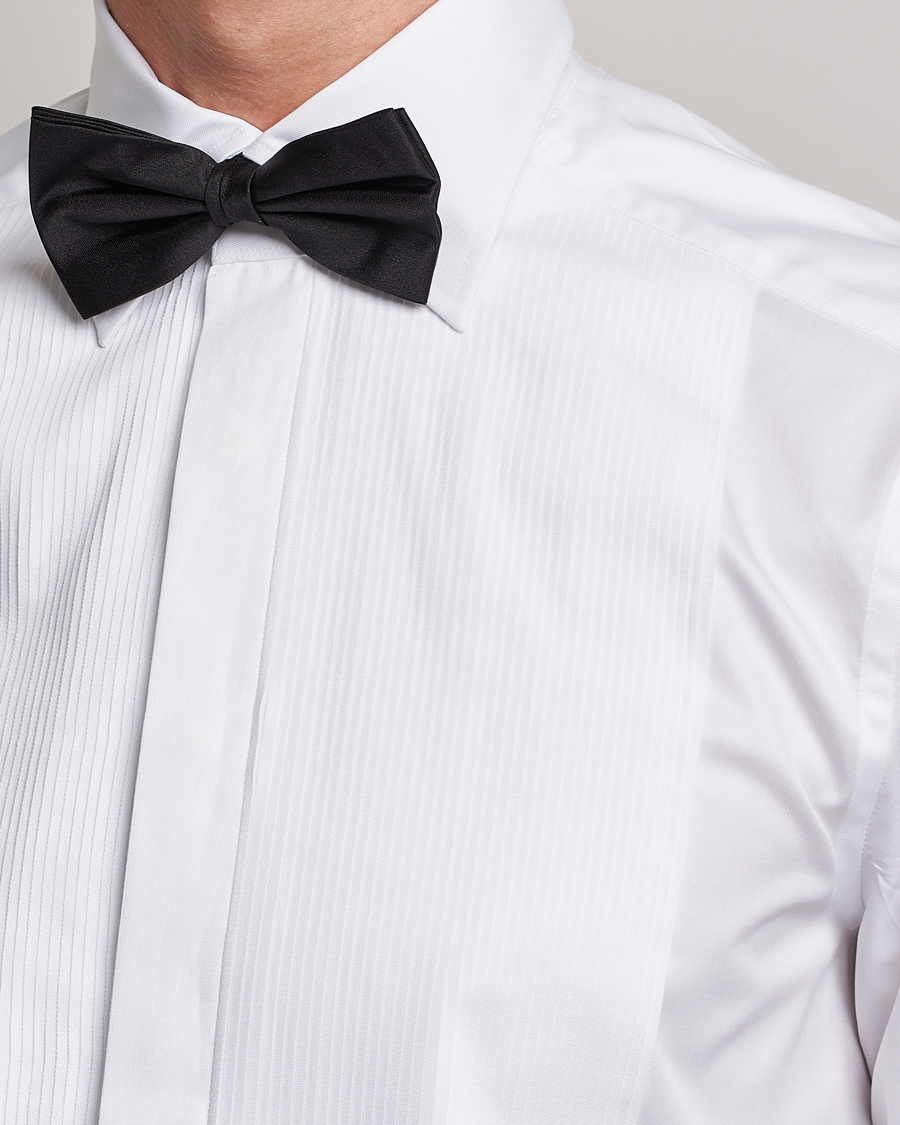 Uomini | Camicie | Stenströms | Slimline Smoking Shirt White
