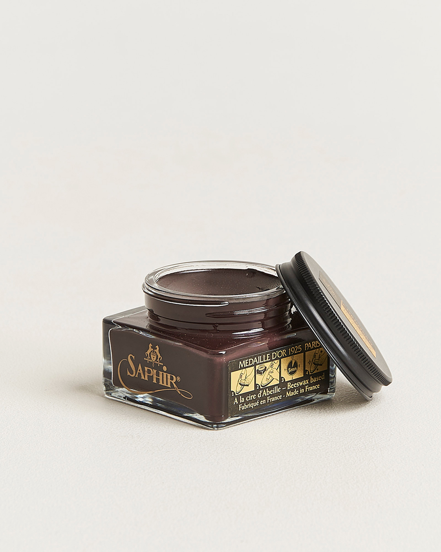 Uomini | Cura delle scarpe | Saphir Medaille d'Or | Cordovan Creme 75 ml Dark Brown