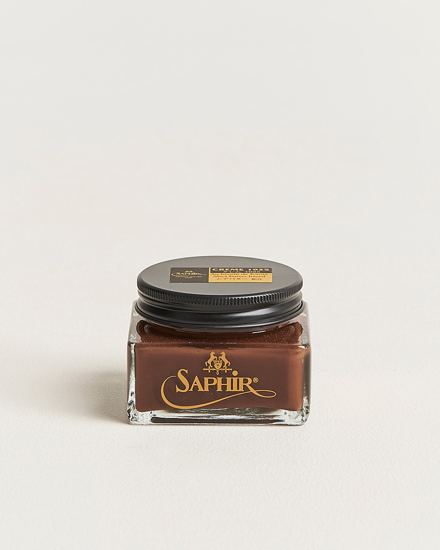 Uomini | Cura delle scarpe | Saphir Medaille d'Or | Creme Pommadier 1925 75 ml Medium Brown