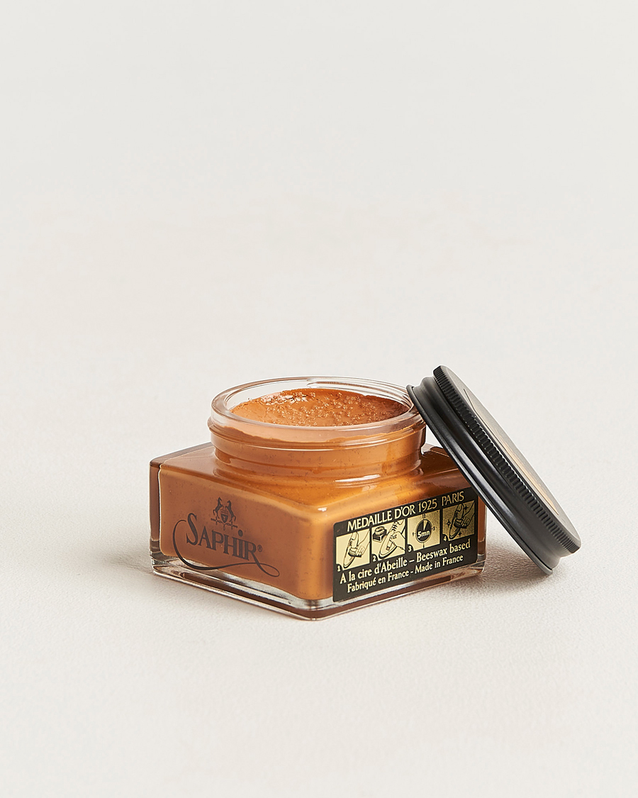 Uomini | Cura delle scarpe | Saphir Medaille d'Or | Creme Pommadier 1925 75 ml Light Brown