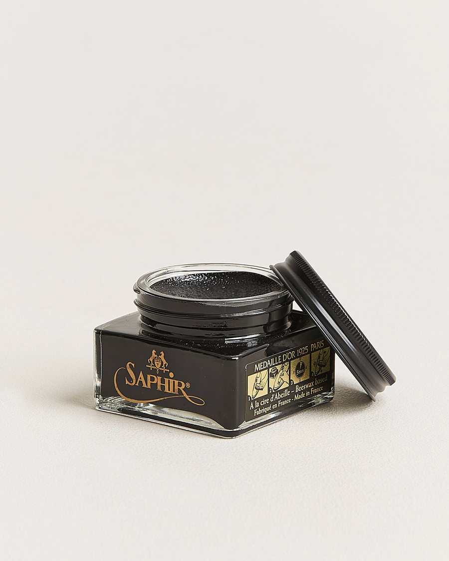 Uomini | Cura delle scarpe | Saphir Medaille d'Or | Creme Pommadier 1925 75 ml Black