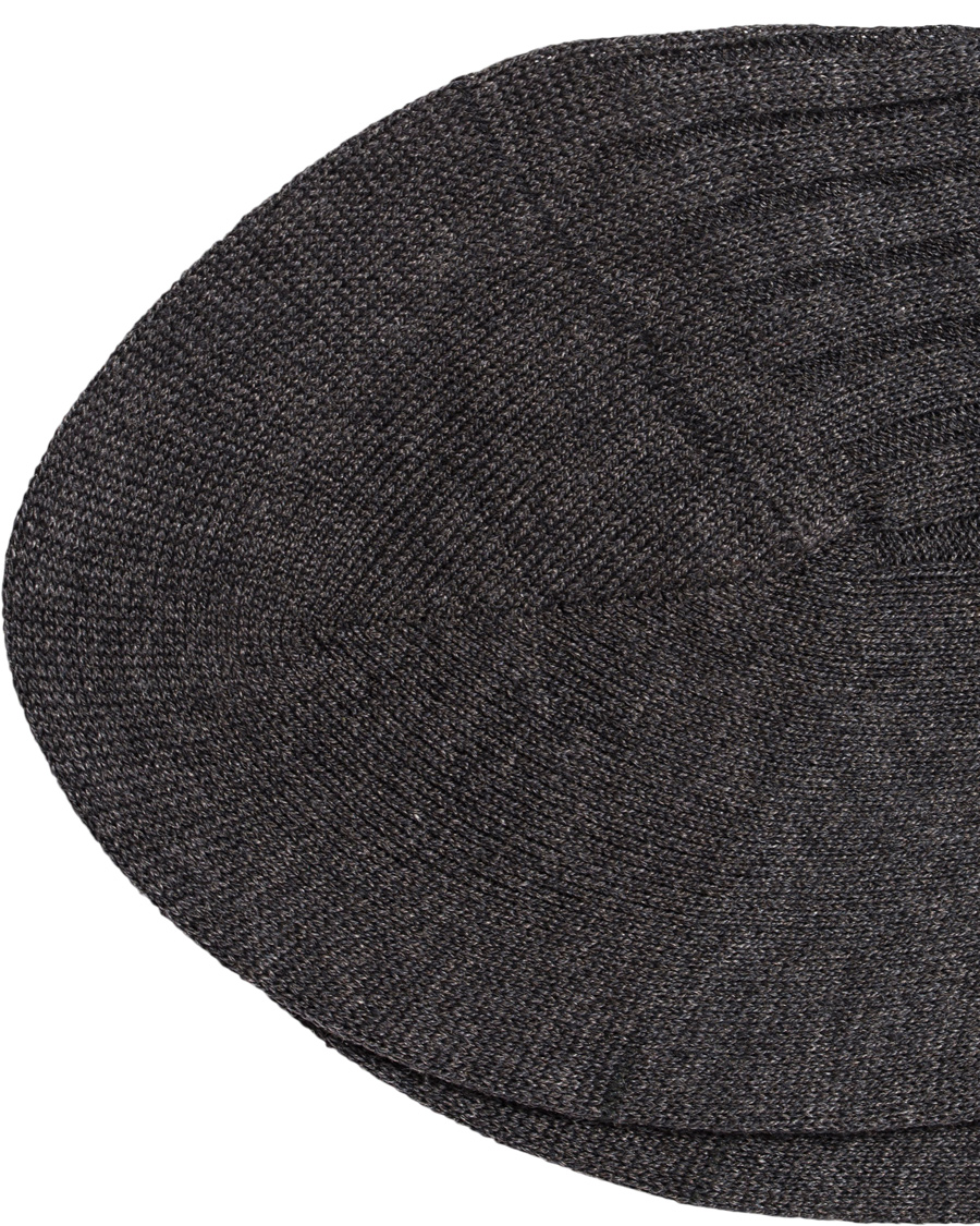 Uomini | Biancheria intima | Pantherella | Vale Cotton Socks Dark Grey