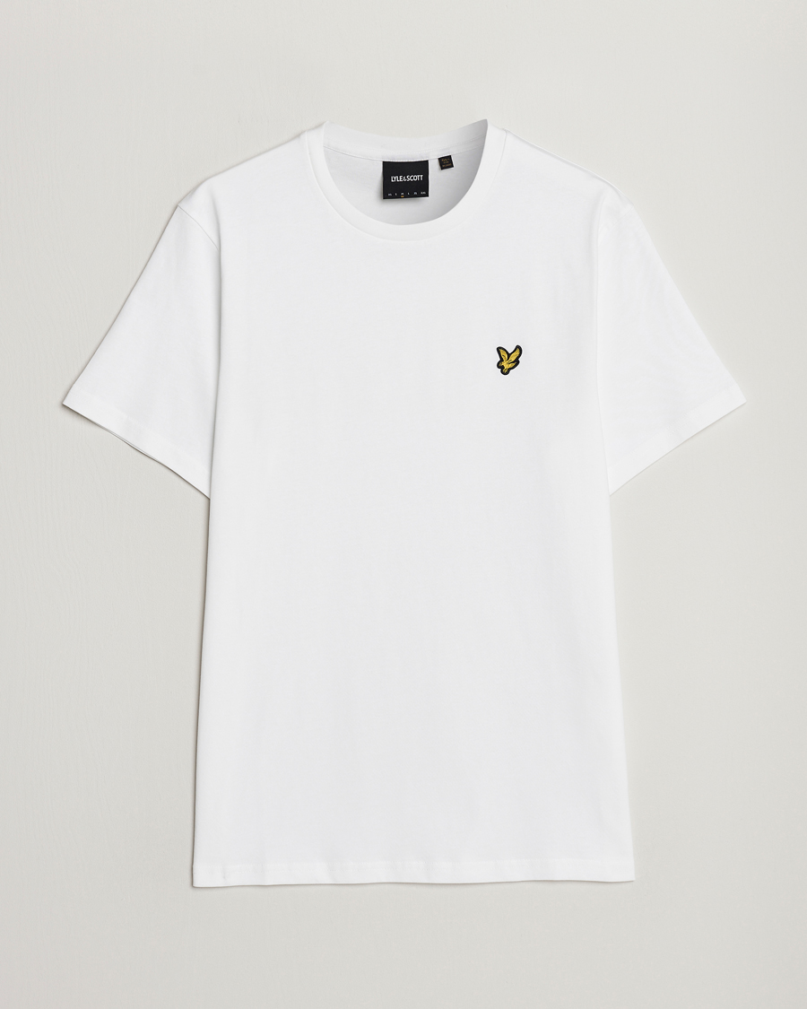 Uomini | T-shirt | Lyle & Scott | Crew Neck Organic Cotton T-Shirt White