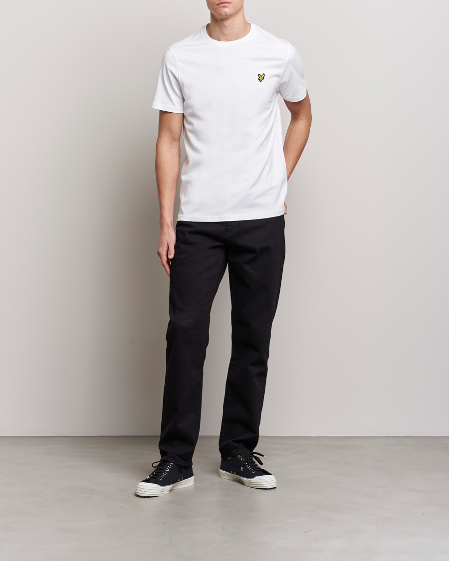 Uomini | T-shirt | Lyle & Scott | Crew Neck Organic Cotton T-Shirt White