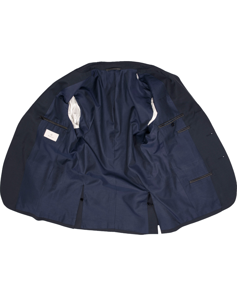 Uomini | Blazers | GANT Diamond G | Travel Suit Blazer Ink