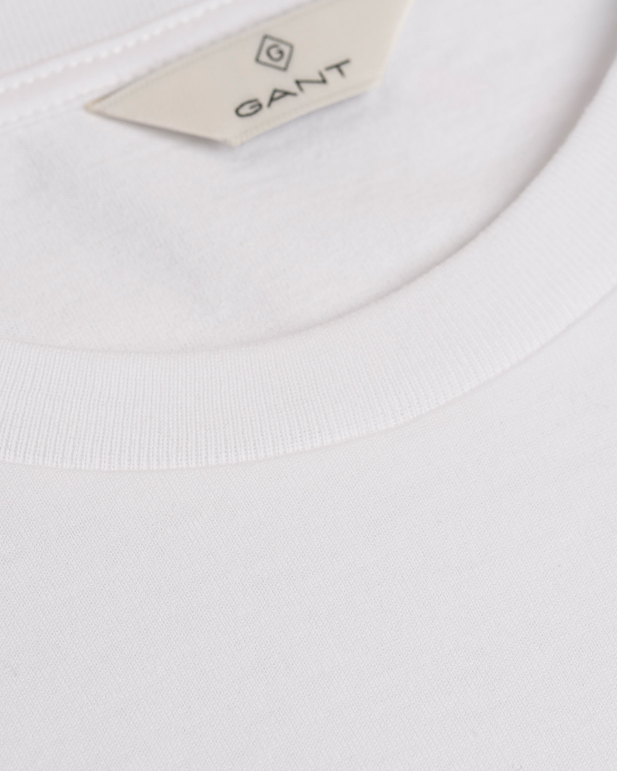Uomini | T-shirt | GANT Diamond G | Pocket Tee White