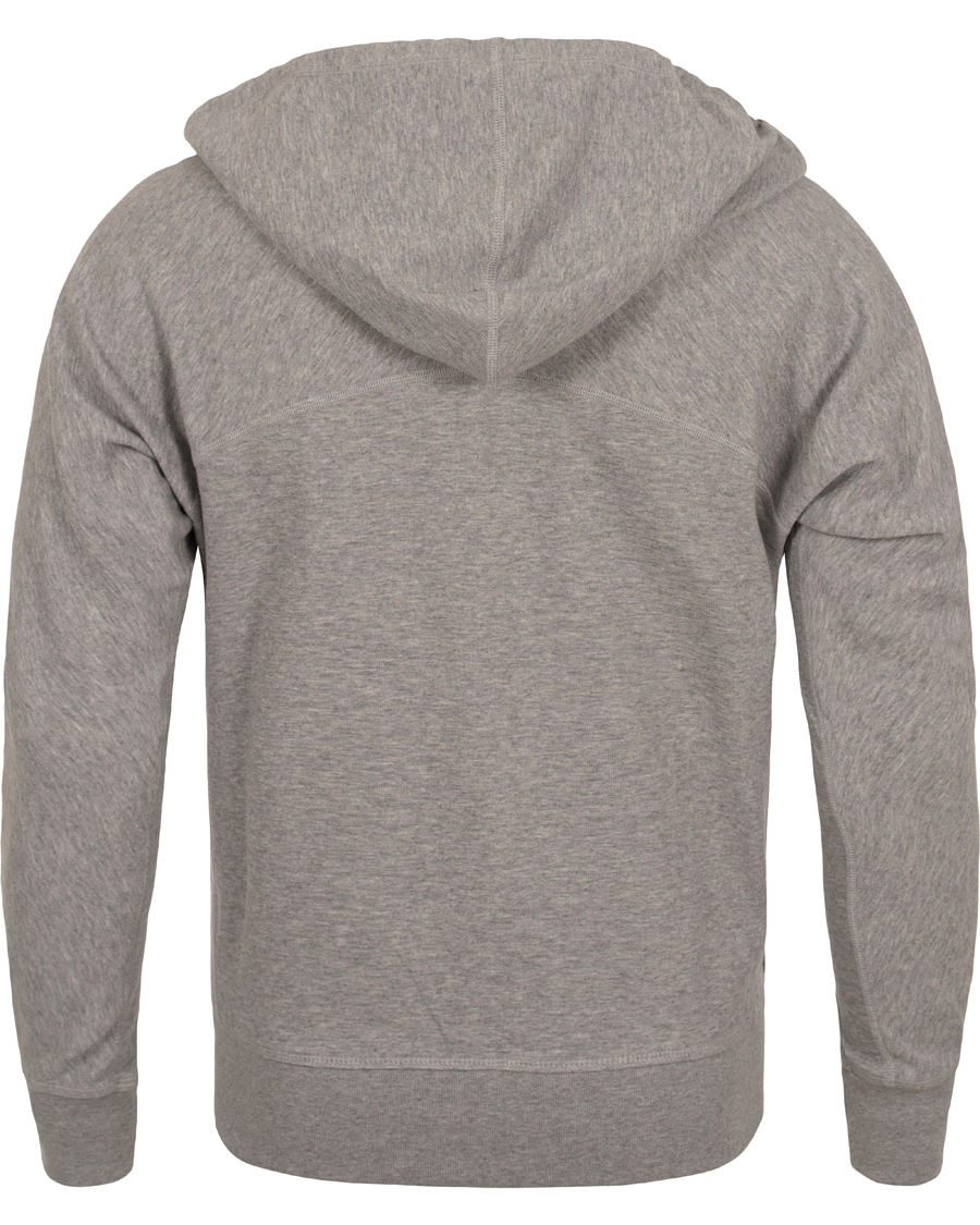 Uomini | Maglieria | GANT Diamond G | Full Zip Hoodie Light Grey Melange