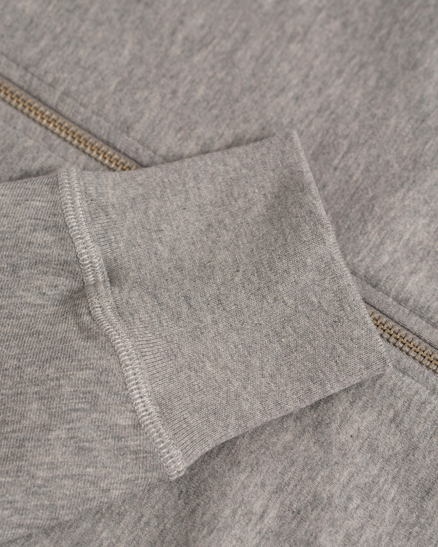 Uomini | Maglieria | GANT Diamond G | Full Zip Hoodie Light Grey Melange