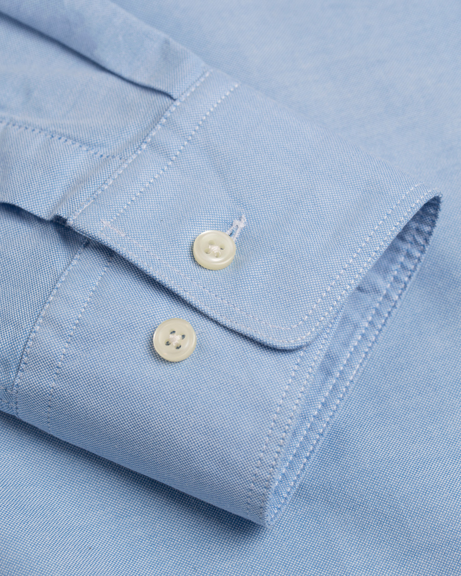 Uomini | Camicie | GANT | Stretch Oxford Fitted Body Shirt Sky Blue