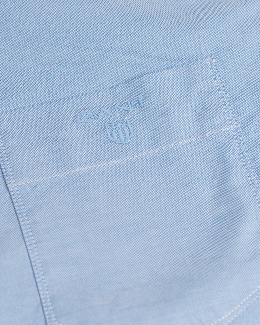 Uomini | Camicie | GANT | Stretch Oxford Fitted Body Shirt Sky Blue